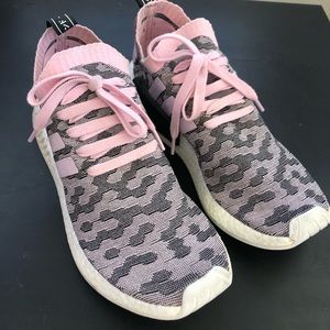 adidas NMD R2 Primeknit Shoes Wonder Pink